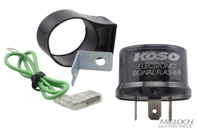 Przerywacz kierunkowskazów Koso Digital, 12V (3 pinowy, max 15W) (obsługuje LED)