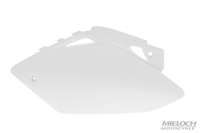 Panele boczne Polisport, białe, Honda CRF 450 R 05-06