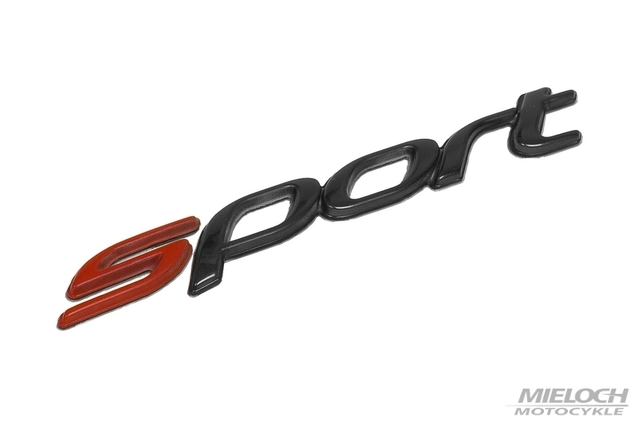 Emblemat Sport 71x16mm