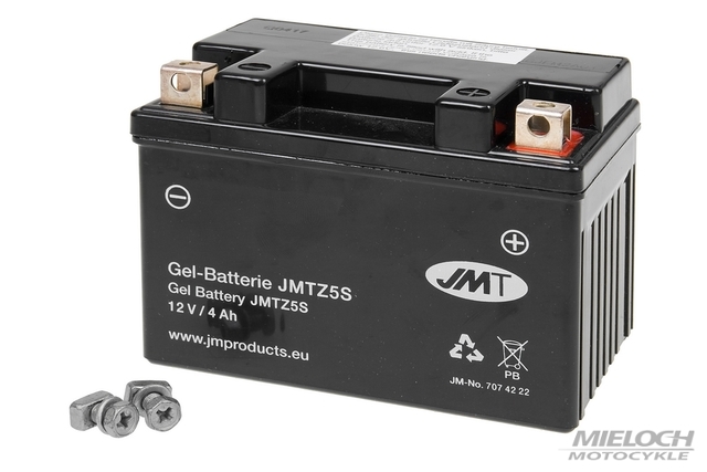 Akumulator żelowy JMT YTZ5S 12V 4Ah, 114x71x86mm