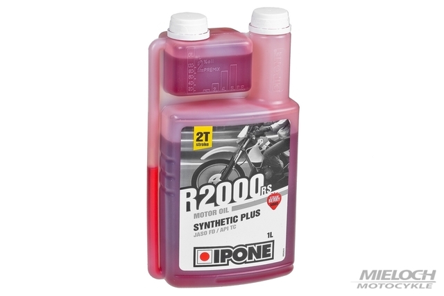 Olej silnikowy Ipone R2000RS 2T Truskawka, 1 litr (półsyntetyczny)