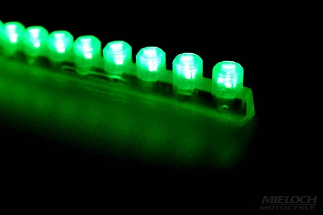 Taśma silikonowa STR8 LED 12cm, zielona