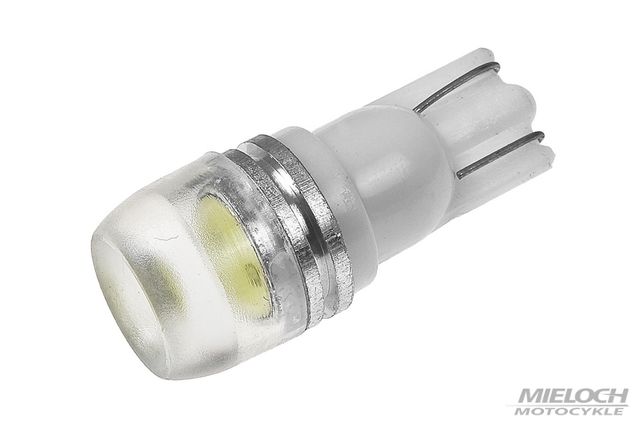 Żarówka LED T10 12V/0,6W (3,6W), SMD 7080 35lm 360°, biała 6000K