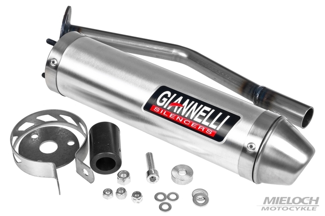 Końcówka wydechu / tłumik Giannelli Enduro Aluminium, Beta RR 50 Enduro 09-11 (E)