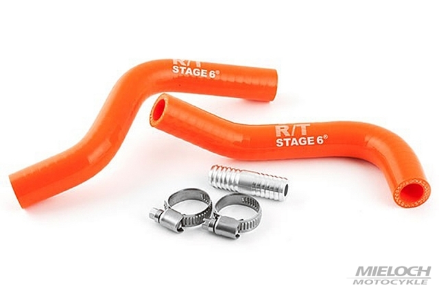 Przewody / węże wody Stage6, pomarańczowe, MBK Nitro / Yamaha Aerox