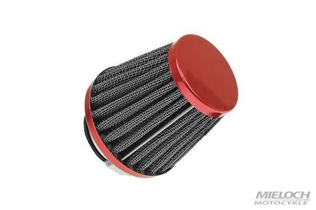 Filtr powietrza / stożkowy / stożek 101 Octane Powerfilter, czerwony, prosty, 35 mm