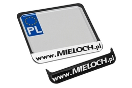 Ramka pod tablicę 3D, składana, www.mieloch.pl, skutery / moto 50