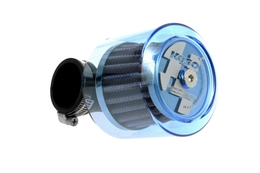 Filtr powietrza / stożkowy / stożek Koso Racing, 35mm 90°, niebieski