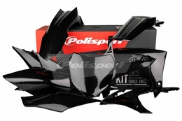 Owiewki / osłony / plastiki / komplet plastików Polisport MX, 9 elementów, czarny, Honda CRF 250 R 14-17 / CRF 450 R 13-16