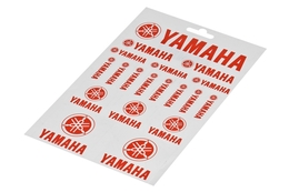 Naklejki Yamaha, czerwone, 147x225mm, zestaw