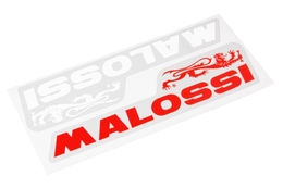Naklejki Malossi Red&White 86x21mm, 2szt