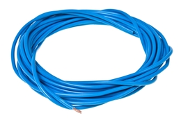 Przewód / kabel elektryczny Tec, elastyczny, 1,00 mm, 500 cm, niebieski
