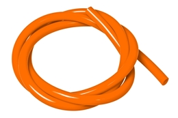 Przewód / wąż paliwa / paliwowy Tec, 5x8 mm, 100 cm, pomarańczowy neon