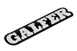 Naklejka Galfer, 45x10 mm