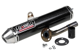 Końcówka wydechu / tłumik Giannelli Enduro Carbon, Yamaha DT 125 RE / X 04-06 (E)