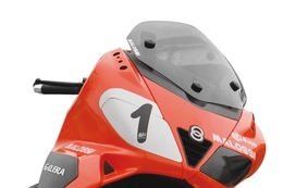 Szyba / owiewka przednia Malossi Sport, przyciemniana, Aprilia SR Max 125-300 / Gilera Nexus 125-500