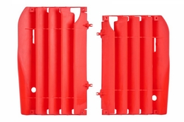 Żaluzje / osłony chłodnicy Polisport, czerwone CR 04, Honda CRF 450 R 09-12