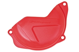 Osłona pokrywy sprzęgła Polisport, czerwona, Honda CRF 450 R 10-16
