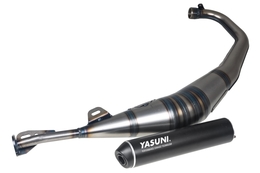 Wydech Yasuni R1 Max Aluminium Black, Aprilia MX, RX / Beta RR / Peugeot XPS, XP6 / Rieju MRT, MRX / Yamaha DTR (E)