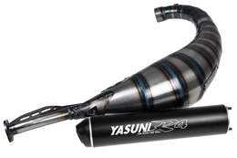 Wydech Yasuni R4 Max Aluminium Black, Aprilia RX, SX 2006- / Derbi Senda 2000- / Gilera