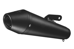 Końcówka wydechu / tłumik LeoVince GP Style Black Edition, d.50,00mm, uniwersalna