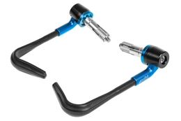 Protektory dźwigni hamulca / sprzęgła Polini (lewy + prawy), nylon niebieskie