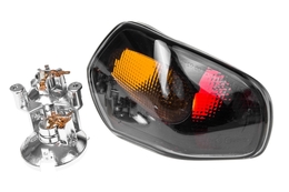 Lampa tylna z kierunkowskazem, lewa, Piaggio Hexagon GTX 125-250 98-02 (E)