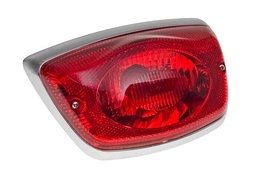 Lampa tylna, czerwony klosz, Vespa LX 50-150 / LXV 50-125 (E)