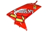 Owiewka boczna, prawa, czerwona, malowanie Spains 2007-2008, Aprilia RS 125 06-10 (1 LED)