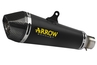 Końcówka wydechu / tłumik Arrow X-Kone Nichrom Dark Carbon, Yamaha MT-07 14-20 / Tracer 700 16-20 / Tracer 7 Euro5 21- (E)