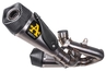 Końcówki wydechu / tłumiki Arrow Works Titanium Carbon, kolektor pośredni stalowy, Ducati Panigale V4 18-23 / Streetfighter V4 20-22